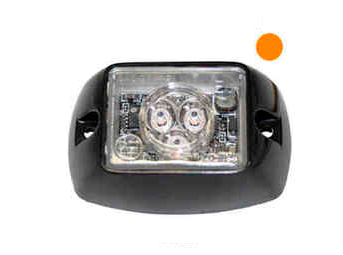 LED horizontālā signāla lukturis 12-30V dzintara - 40-P3